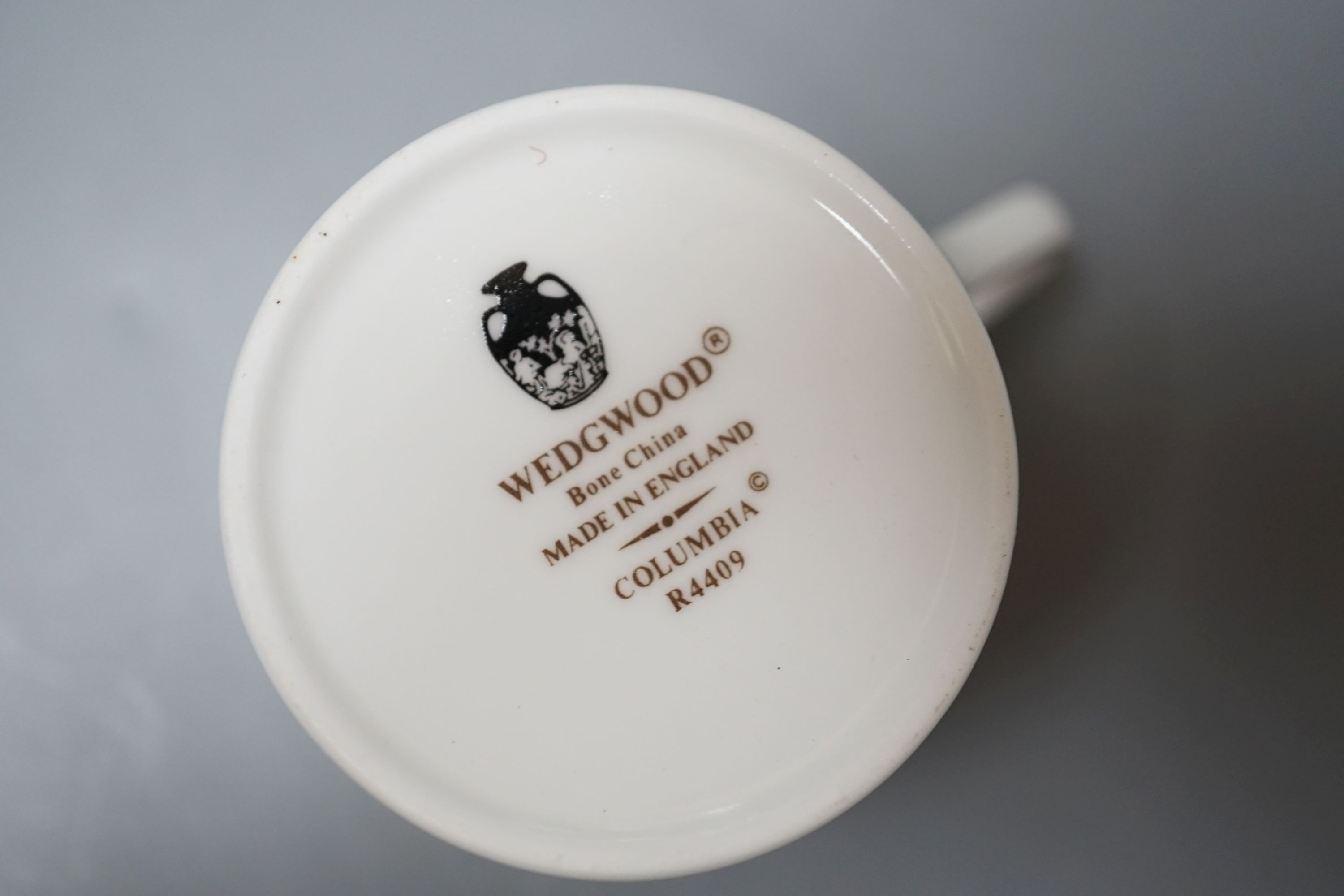 A Wedgwood Columbia pattern part dinner and coffee service